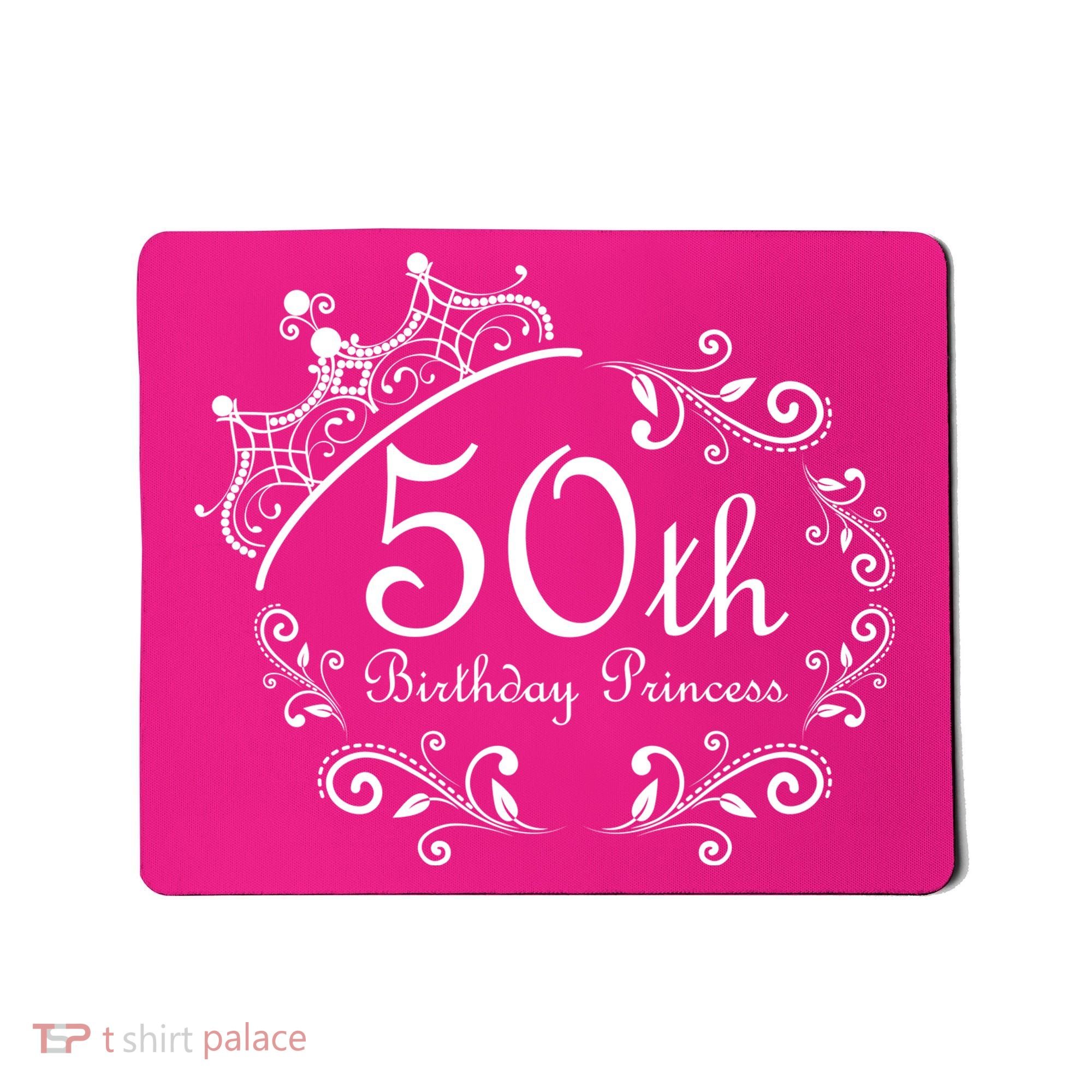 50th Birthday Princess Mousepad