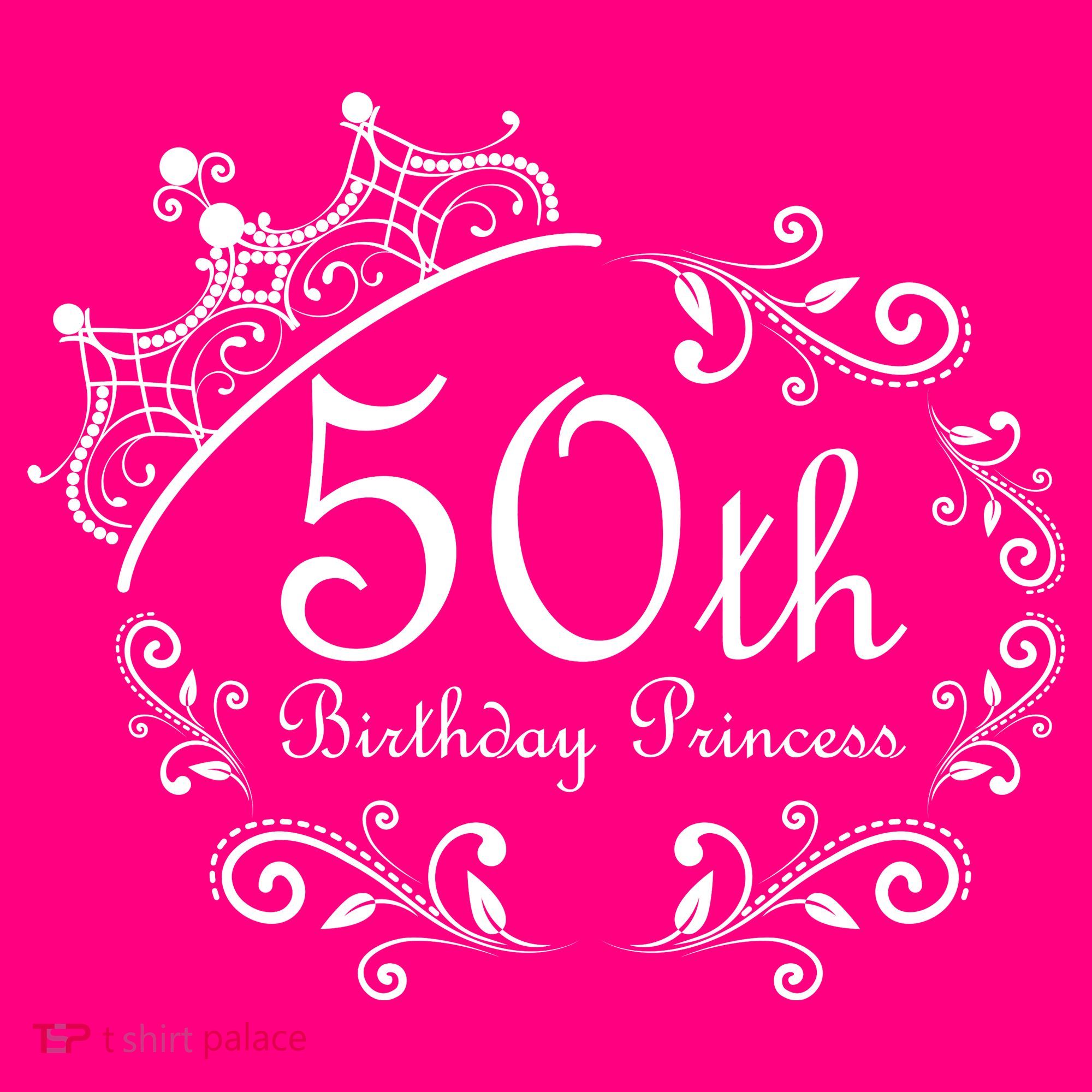 50th Birthday Princess Mousepad