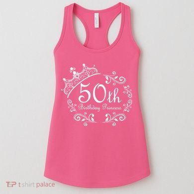 50th Birthday Princess Women's Tank Top