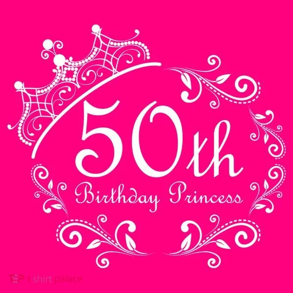 50th Birthday Princess Kids Hoodie