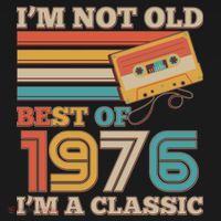 50th 1976 Birthday Retro I'm Not Old I'm A Classic Best Of Cassette Tape  Women's Tank Top thumb 5