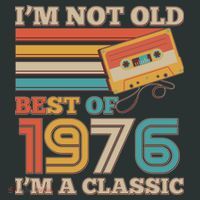 50th 1976 Birthday Retro I'm Not Old I'm A Classic Best Of Cassette Tape  T-Shirt thumb 7