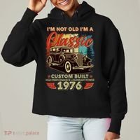 50th 1976 Birthday I'm Not Old I'm A Classic Custom Built High Performance Legendary Power  Ladies Heavyweight Boxy Pullover Hoodie thumb 0