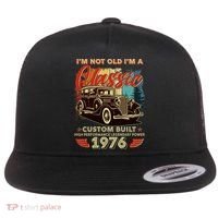 50th 1976 Birthday I'm Not Old I'm A Classic Custom Built High Performance Legendary Power  Flat Bill Trucker Hat thumb 0