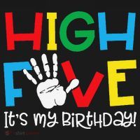 5yr 5th Birthday Funny High Five Its My Birthday Women's T-Shirt thumb 6