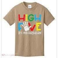 5yr 5th Birthday Funny High Five Its My Birthday Kids T-Shirt thumb 0