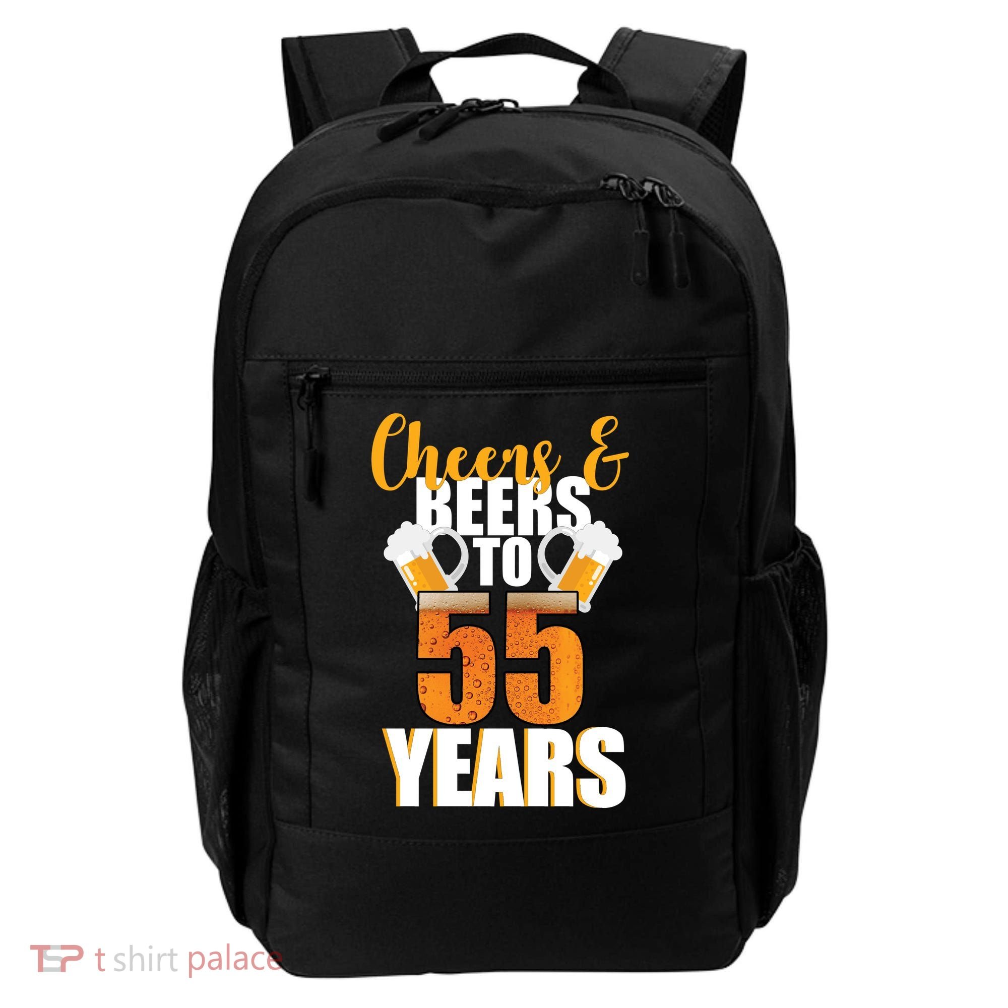 55th Birthday Cheers & Beers To 55 Years Backpack
