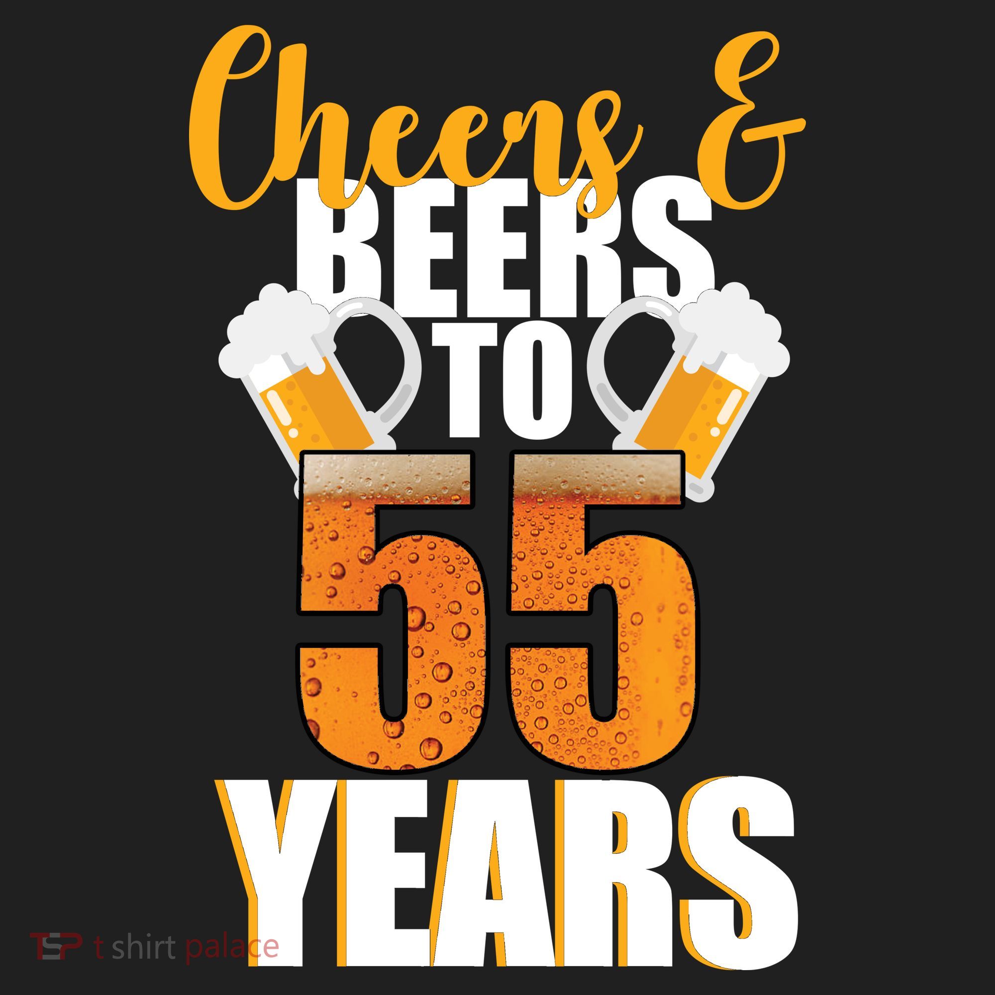 55th Birthday Cheers & Beers To 55 Years Beanie