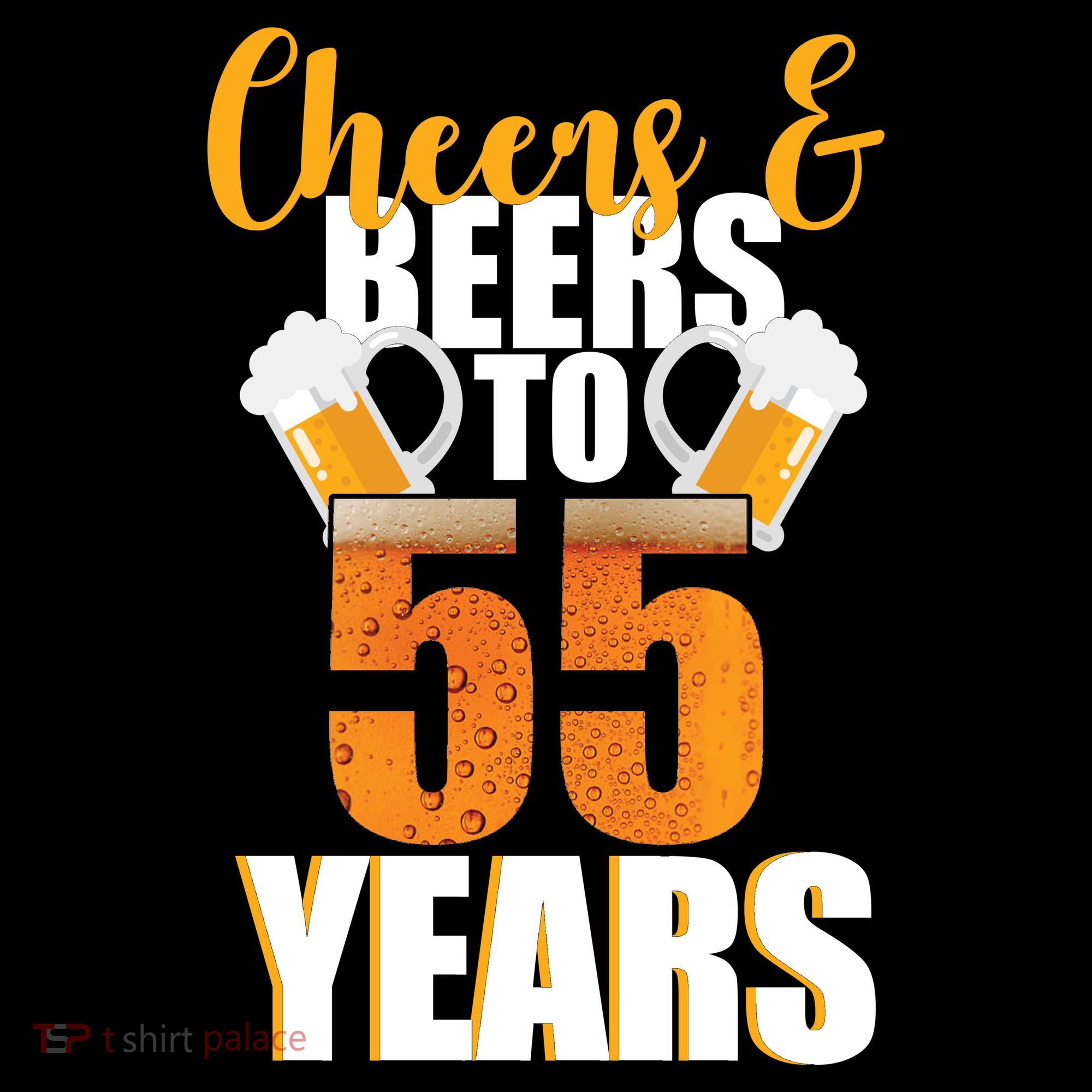55th Birthday Cheers & Beers To 55 Years Women's Tank Top