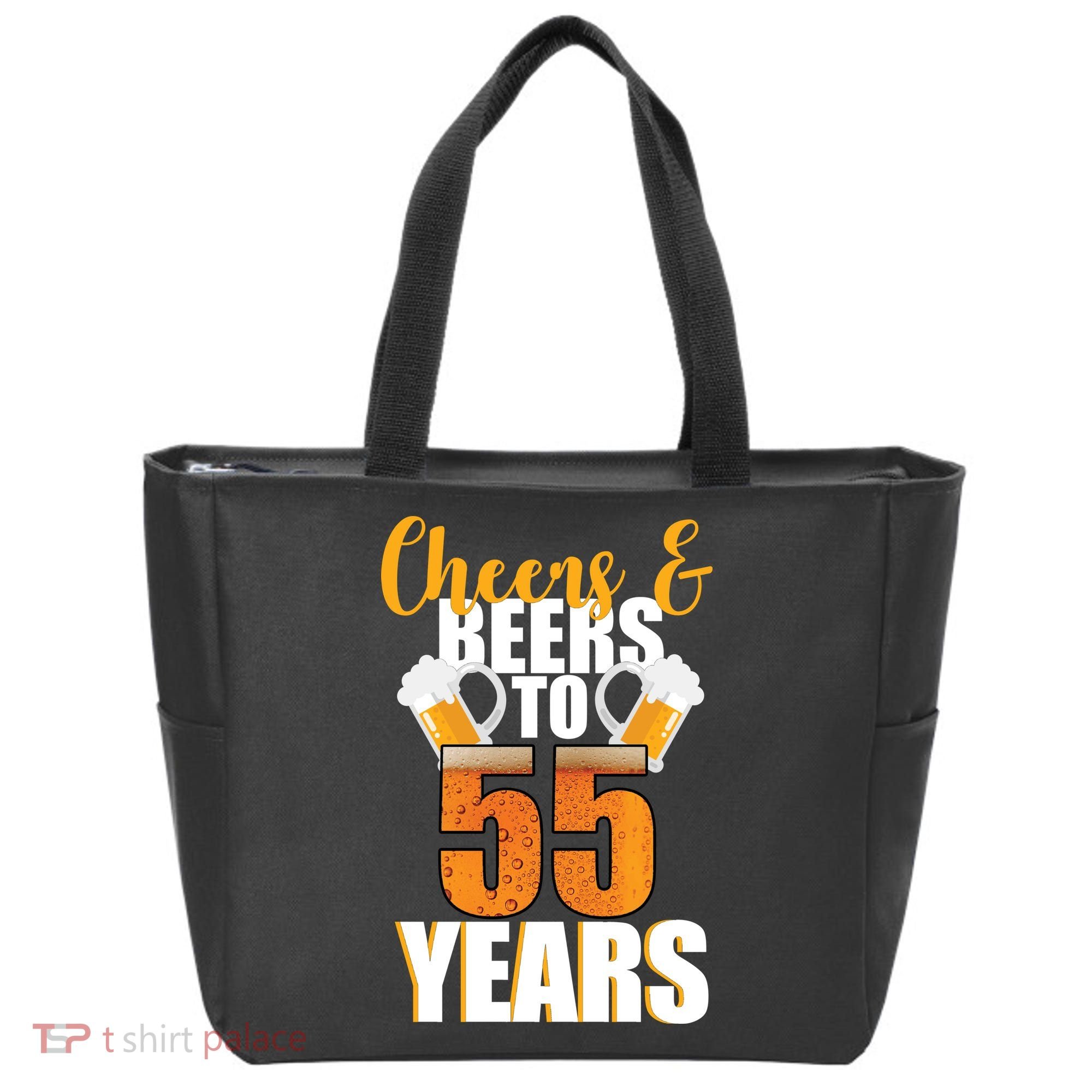 55th Birthday Cheers & Beers To 55 Years Tote Bag