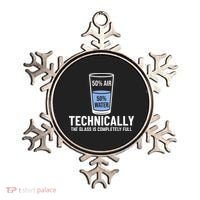 50% Air 50% Water Technically The Glass Is Completely Full Ornament thumb 0