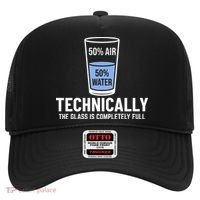 50% Air 50% Water Technically The Glass Is Completely Full Hat thumb 0