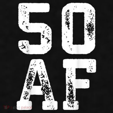 50 AF 50th Birthday Shirt shirt Ladies PosiCharge Tri-Blend Wicking Tank