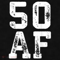 50 AF 50th Birthday Shirt shirt Ladies PosiCharge Tri-Blend Wicking Tank thumb 2