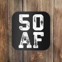 50 AF 50th Birthday Shirt shirt Coaster thumb 0
