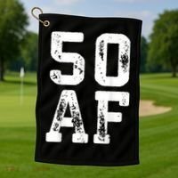 50 AF 50th Birthday Shirt shirt Golf Towel thumb 1