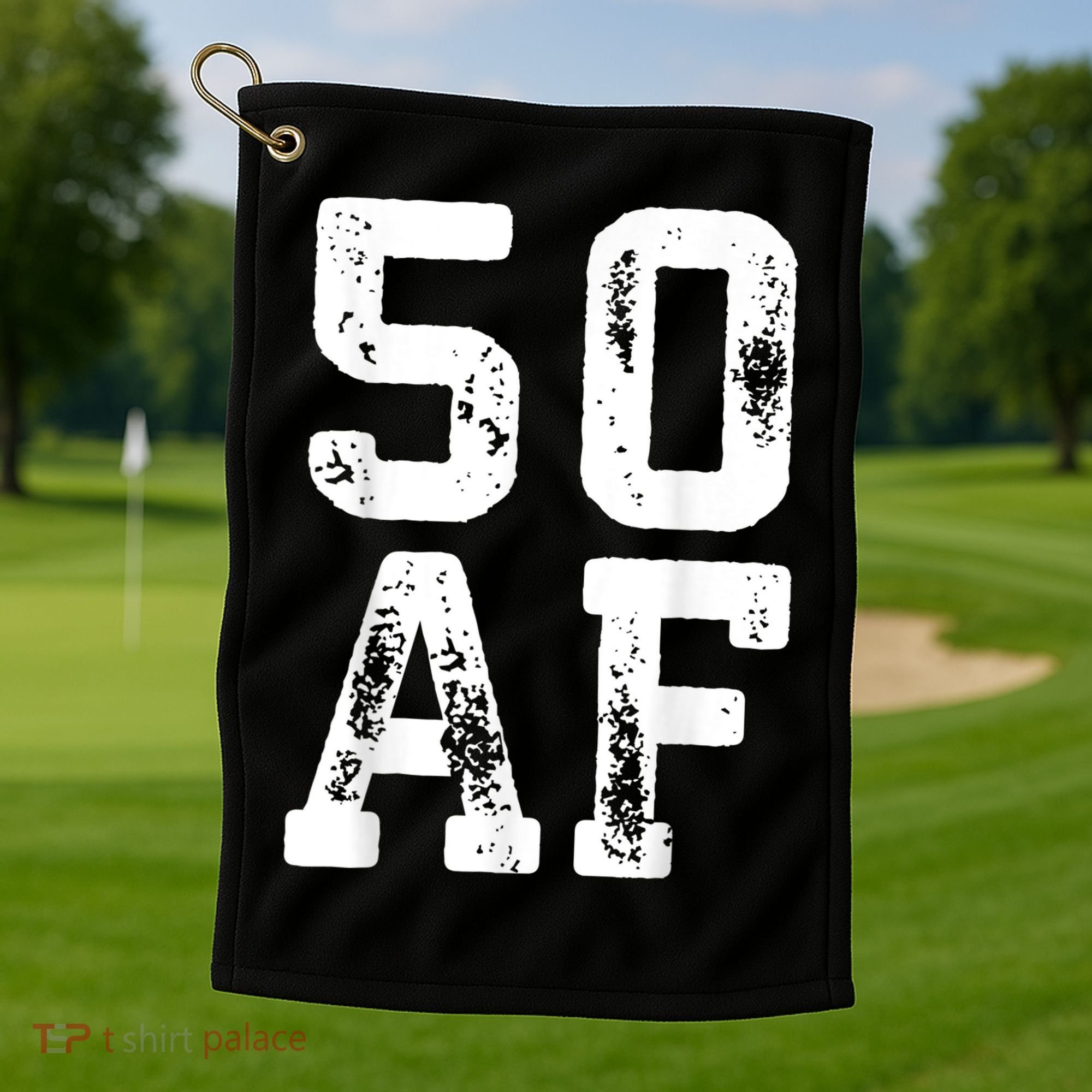 50 AF 50th Birthday Shirt shirt Golf Towel