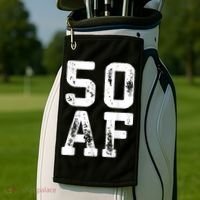 50 AF 50th Birthday Shirt shirt Golf Towel thumb 2