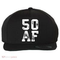 50 AF 50th Birthday Shirt shirt Wool Snapback Cap thumb 0