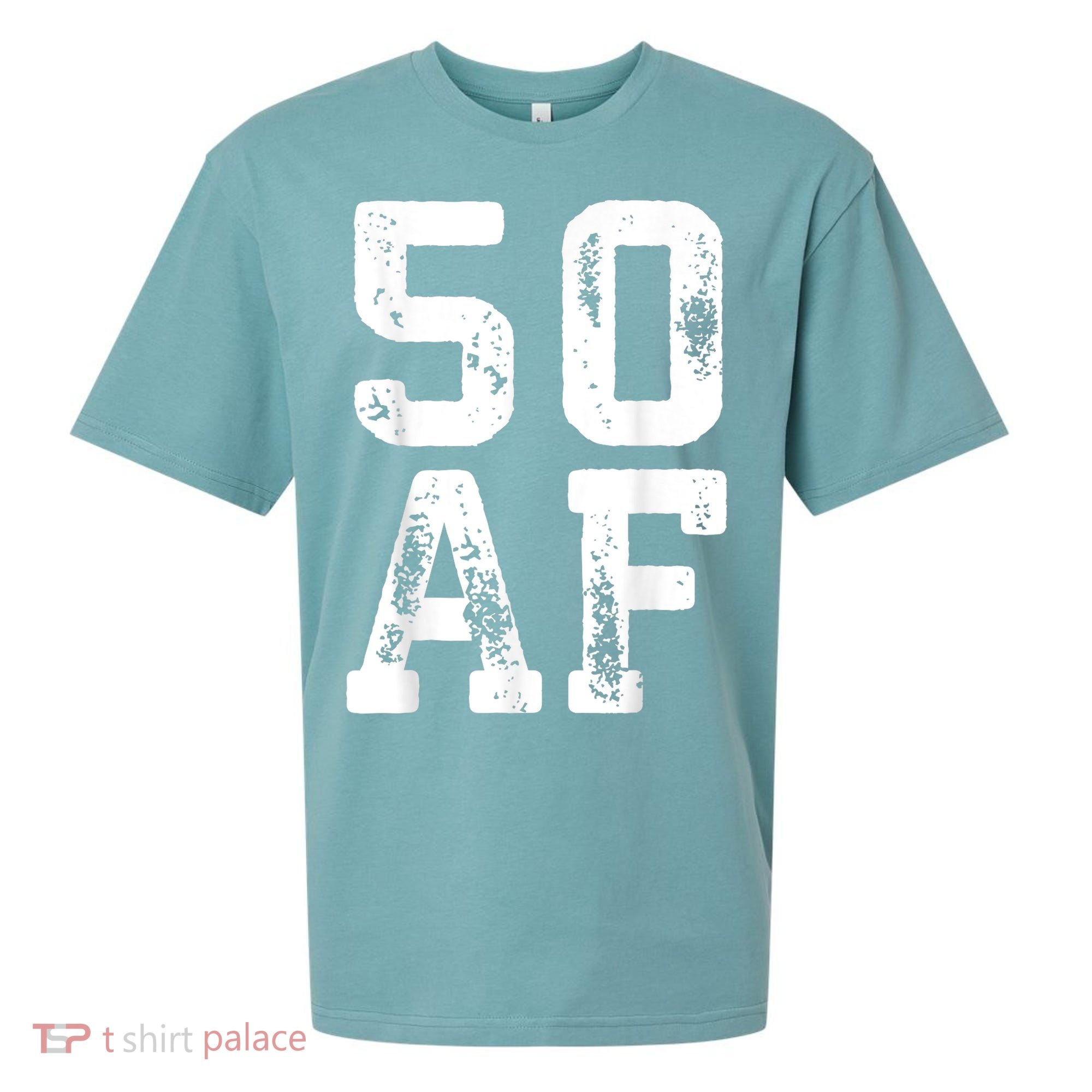 50 AF 50th Birthday Shirt shirt Sueded Cloud Jersey T-Shirt