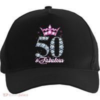 50 and Fabulous 50th Birthday Shirt For WoM.e.n.s Five-Panel Snapback Cap thumb 0