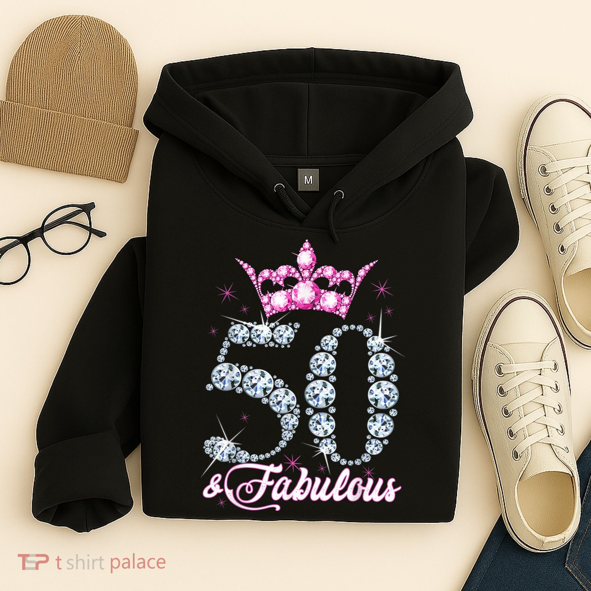 50 and Fabulous 50th Birthday Shirt For WoM.e.n.s Hoodie