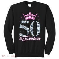 50 and Fabulous 50th Birthday Shirt For WoM.e.n.s Sweatshirt thumb 0