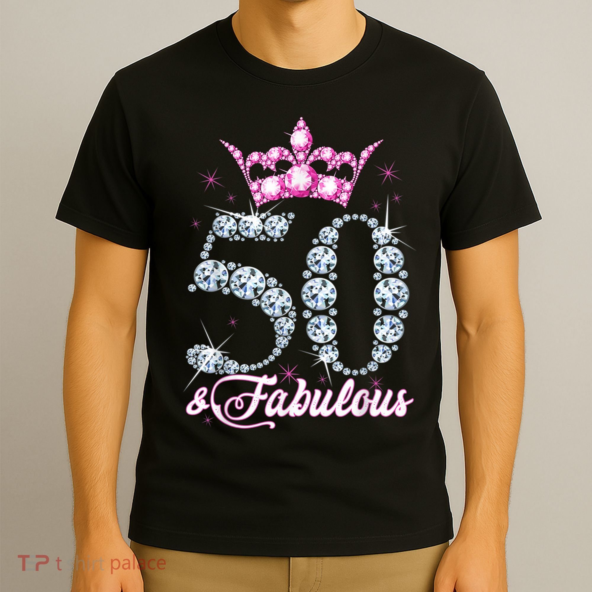 50 and Fabulous 50th Birthday Shirt For WoM.e.n.s T-Shirt