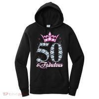 50 and Fabulous 50th Birthday Shirt For WoM.e.n.s Women's Hoodie thumb 0
