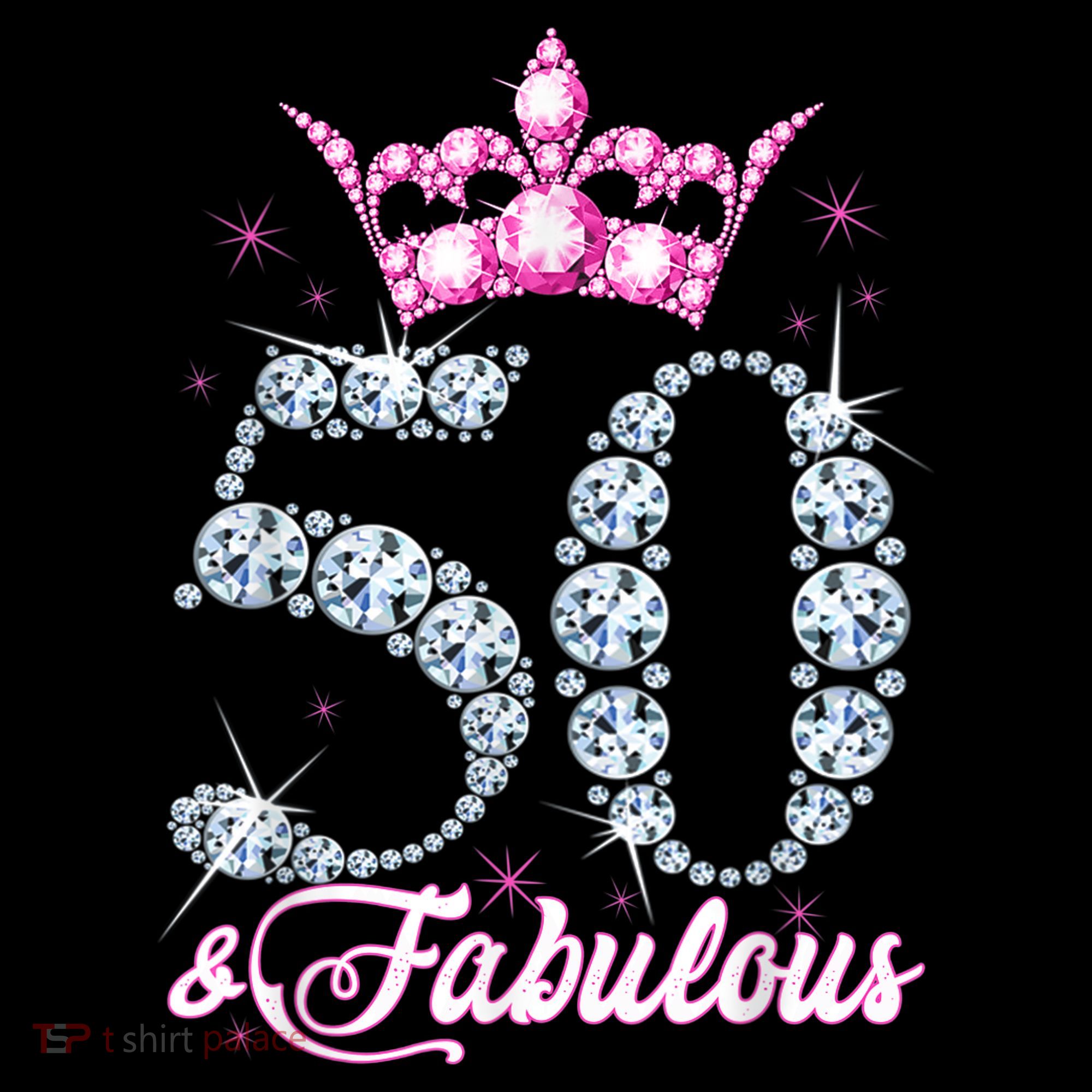 50 and Fabulous 50th Birthday Shirt For WoM.e.n.s Women's Hoodie