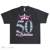 50 and Fabulous 50th Birthday Shirt For WoM.e.n.s Urban Oversized Heavyweight T-Shirt thumb 0