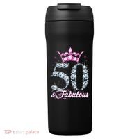 50 and Fabulous 50th Birthday Shirt For WoM.e.n.s 24oz Duet Stainless Steel Tumbler thumb 0