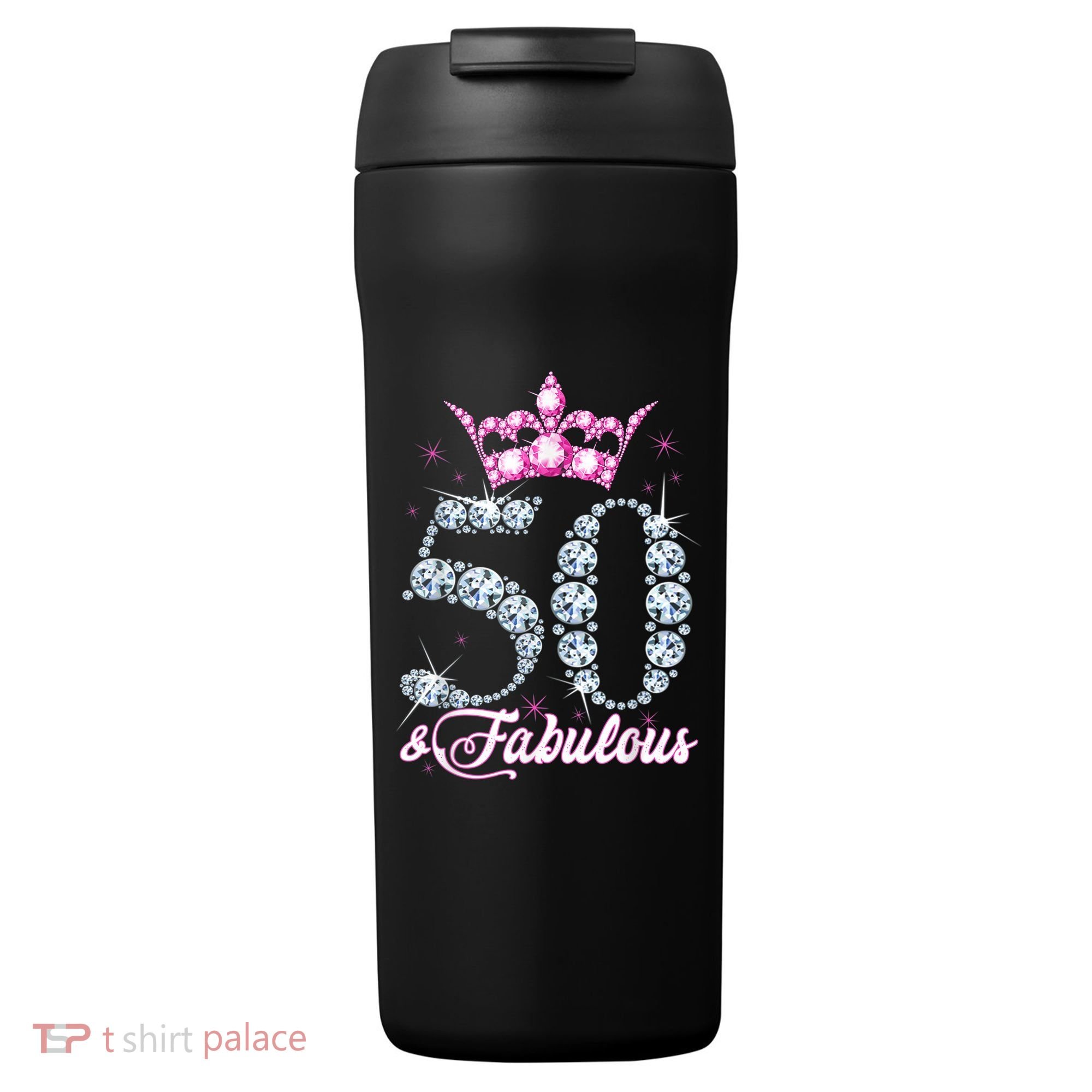 50 and Fabulous 50th Birthday Shirt For WoM.e.n.s 24oz Duet Stainless Steel Tumbler