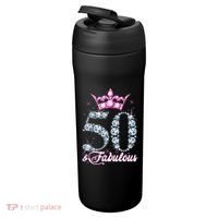 50 and Fabulous 50th Birthday Shirt For WoM.e.n.s 24oz Duet Stainless Steel Tumbler thumb 3