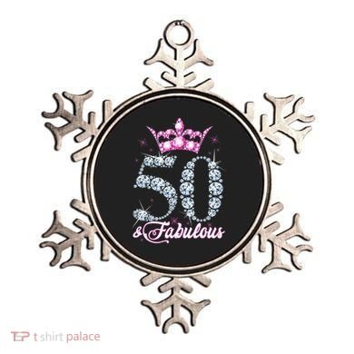 50 and Fabulous 50th Birthday Shirt For WoM.e.n.s Ornament