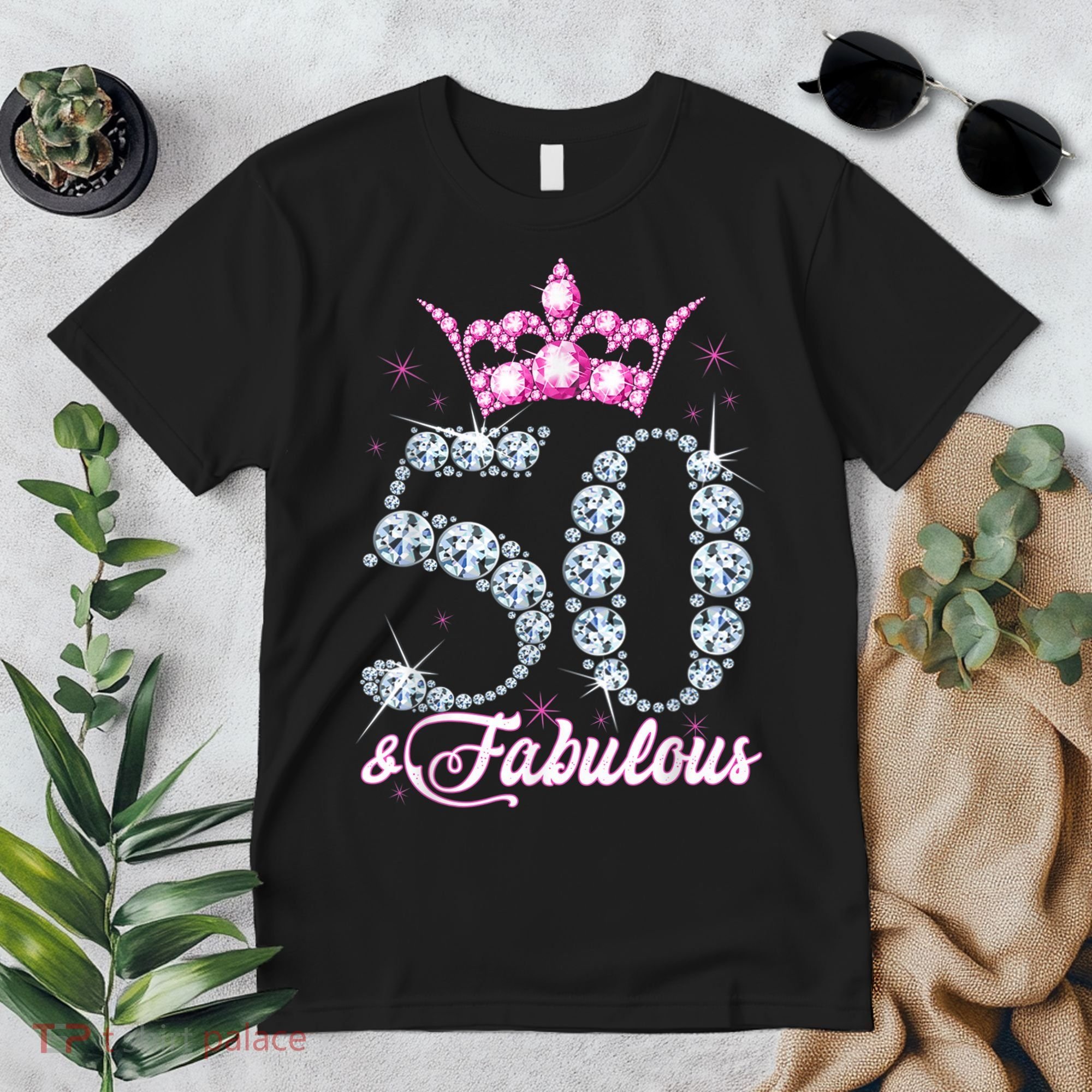 50 and Fabulous 50th Birthday Shirt For WoM.e.n.s Premium T-Shirt