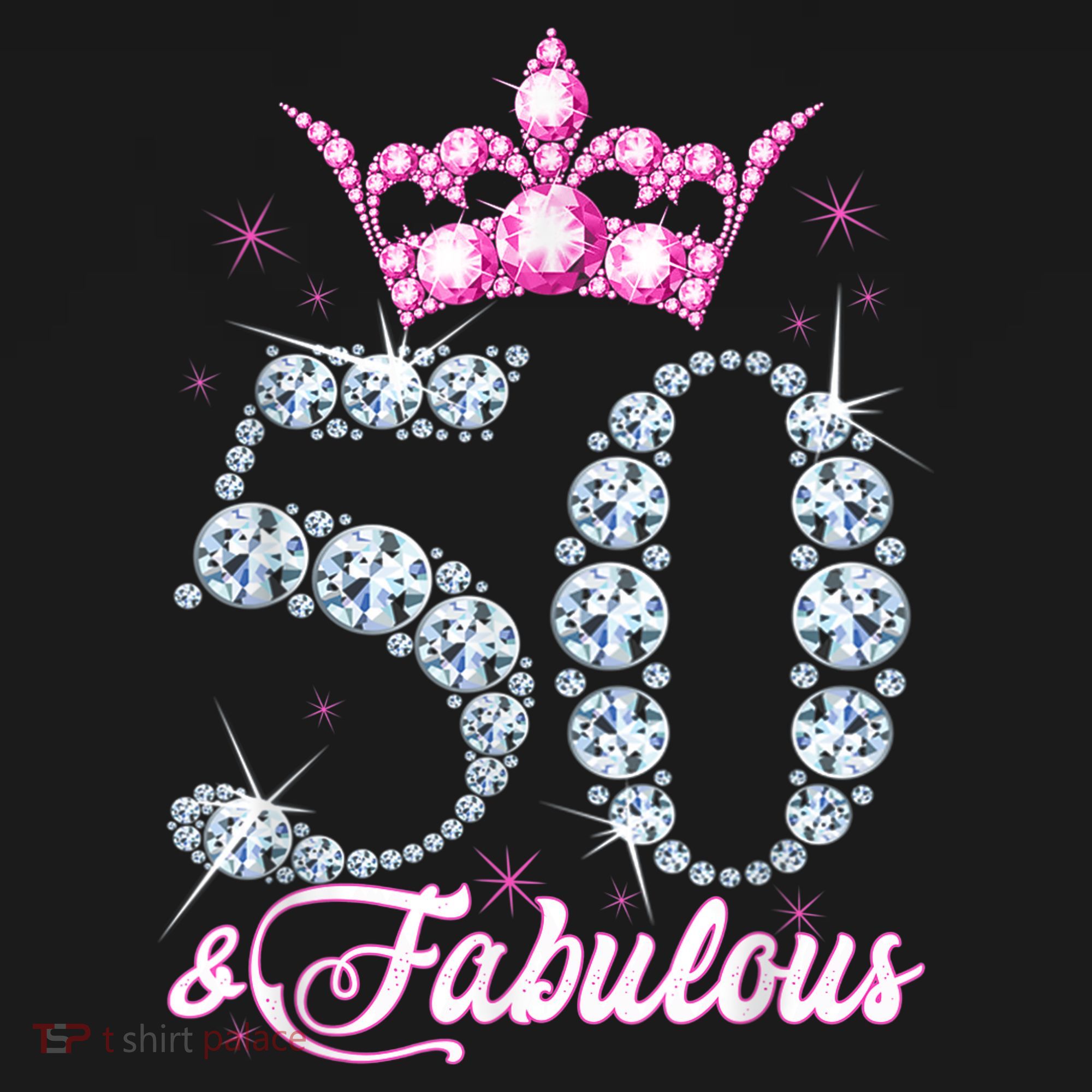 50 and Fabulous 50th Birthday Shirt For WoM.e.n.s Women's Tank Top