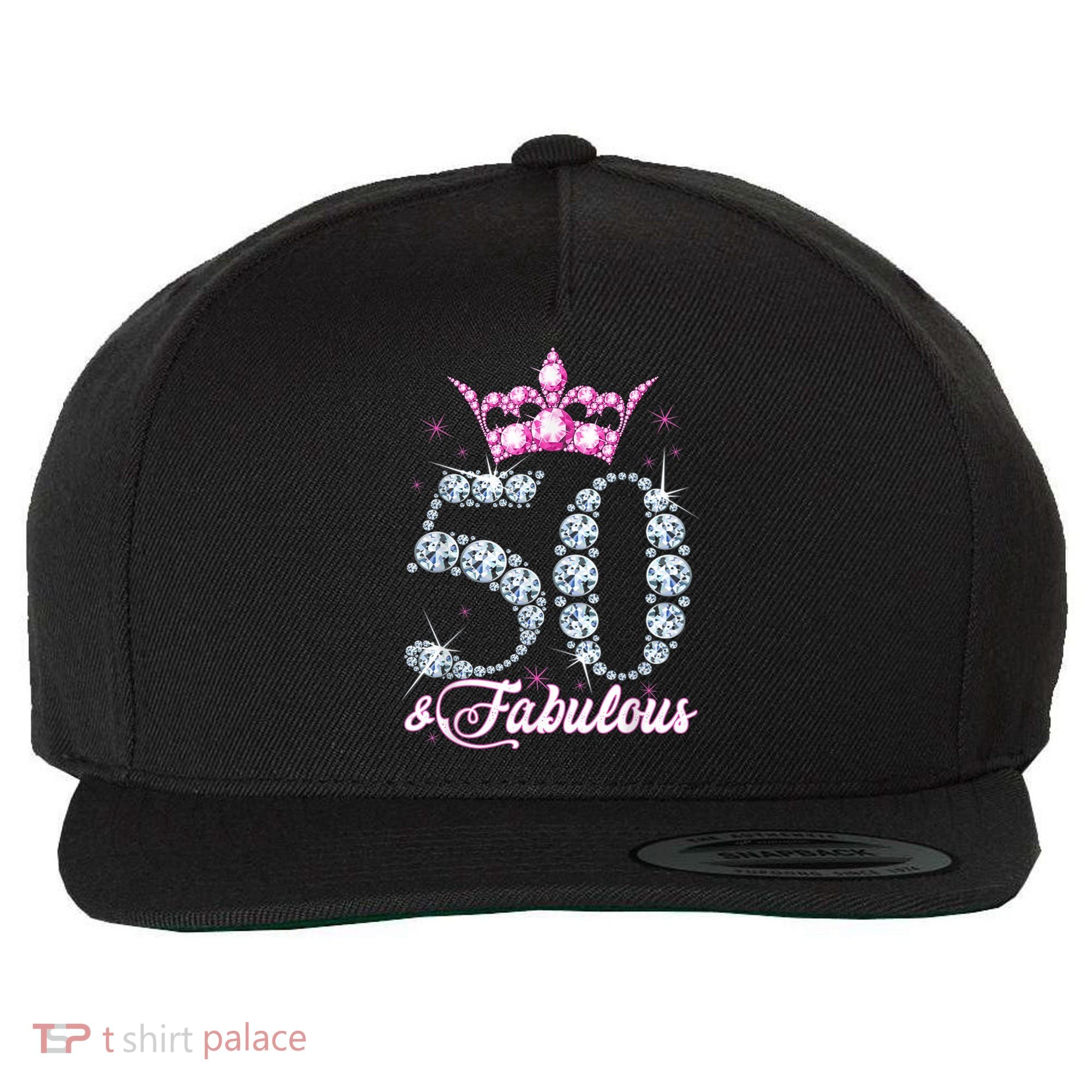 50 and Fabulous 50th Birthday Shirt For WoM.e.n.s Wool Snapback Cap