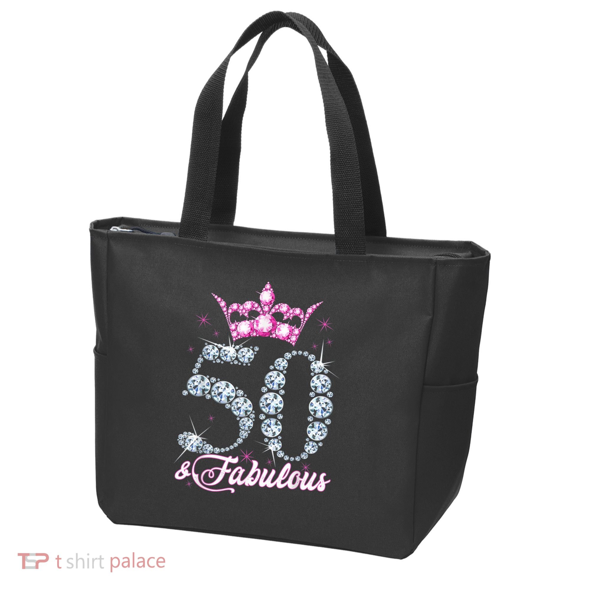 50 and Fabulous 50th Birthday Shirt For WoM.e.n.s Tote Bag