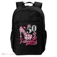 50 And Fabulous High Heel WoM.e.n.s 50th Birthday Backpack thumb 0