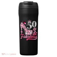 50 And Fabulous High Heel WoM.e.n.s 50th Birthday 24oz Duet Stainless Steel Tumbler thumb 0