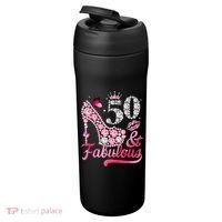 50 And Fabulous High Heel WoM.e.n.s 50th Birthday 24oz Duet Stainless Steel Tumbler thumb 3