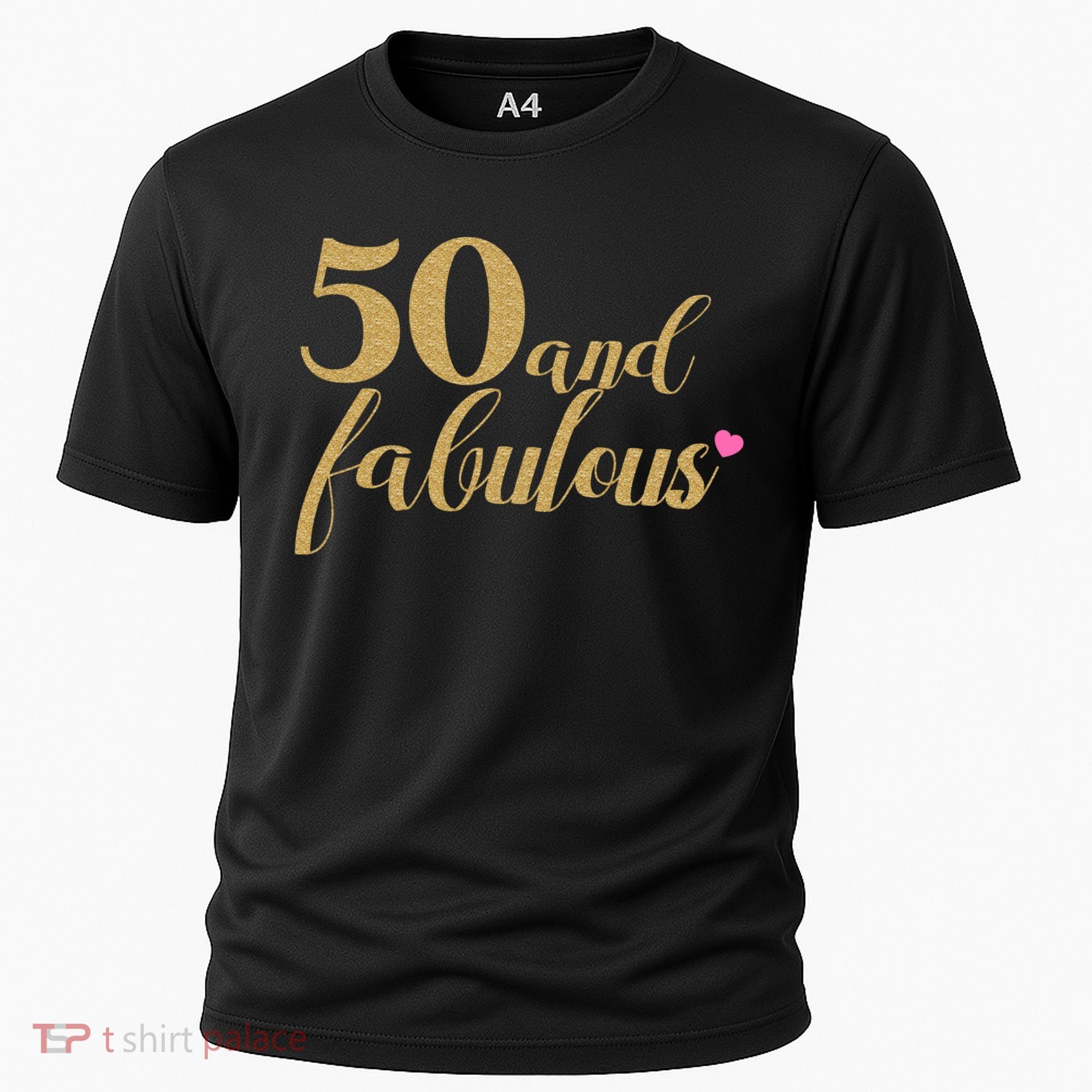 50 and Fabulous Long Sleeve Shirt - 50th Birthday, WoM.e.n.s Cooling Performance Crew T-Shirt