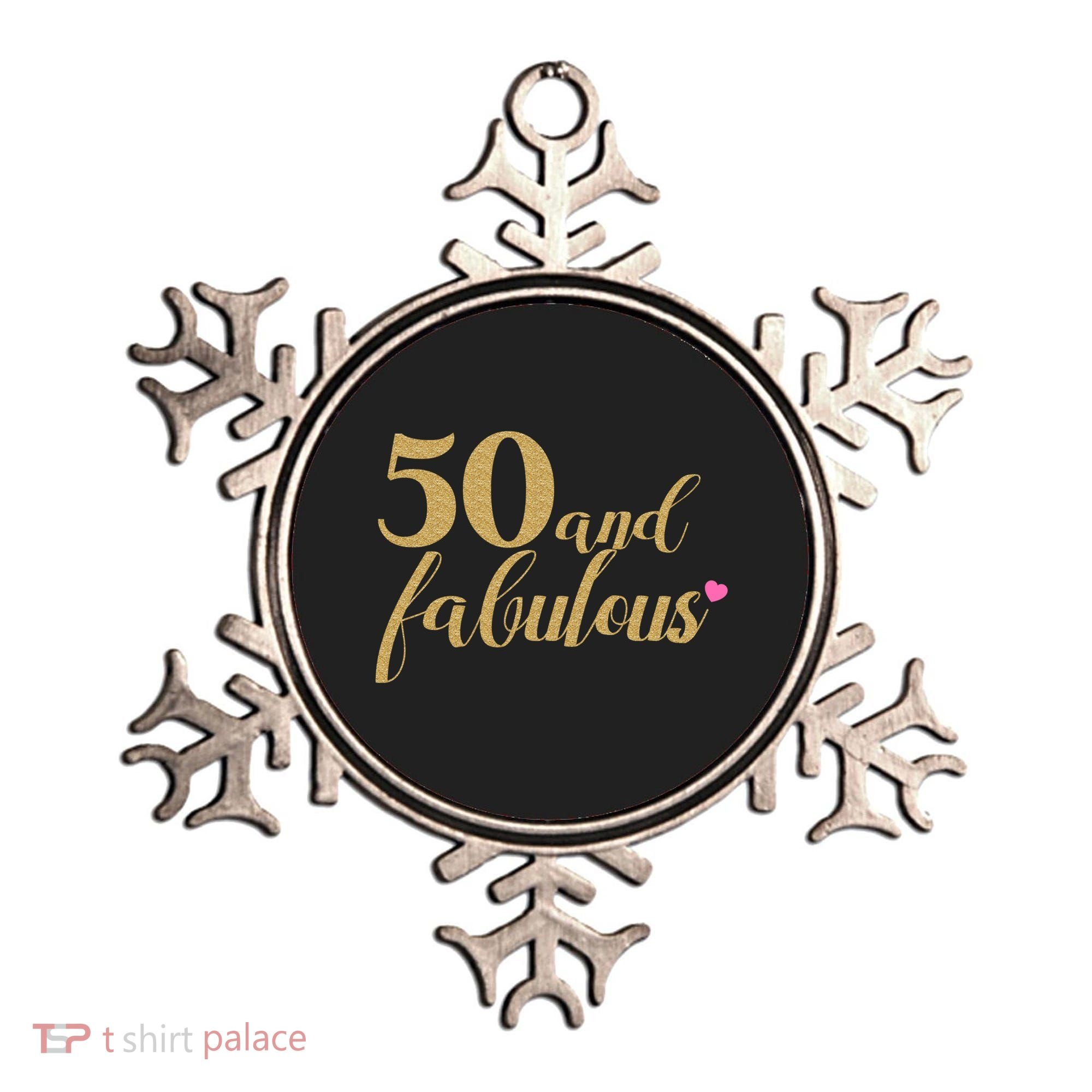 50 and Fabulous Long Sleeve Shirt - 50th Birthday, WoM.e.n.s Ornament