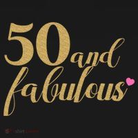 50 and Fabulous Long Sleeve Shirt - 50th Birthday, WoM.e.n.s Women's Tank Top thumb 5