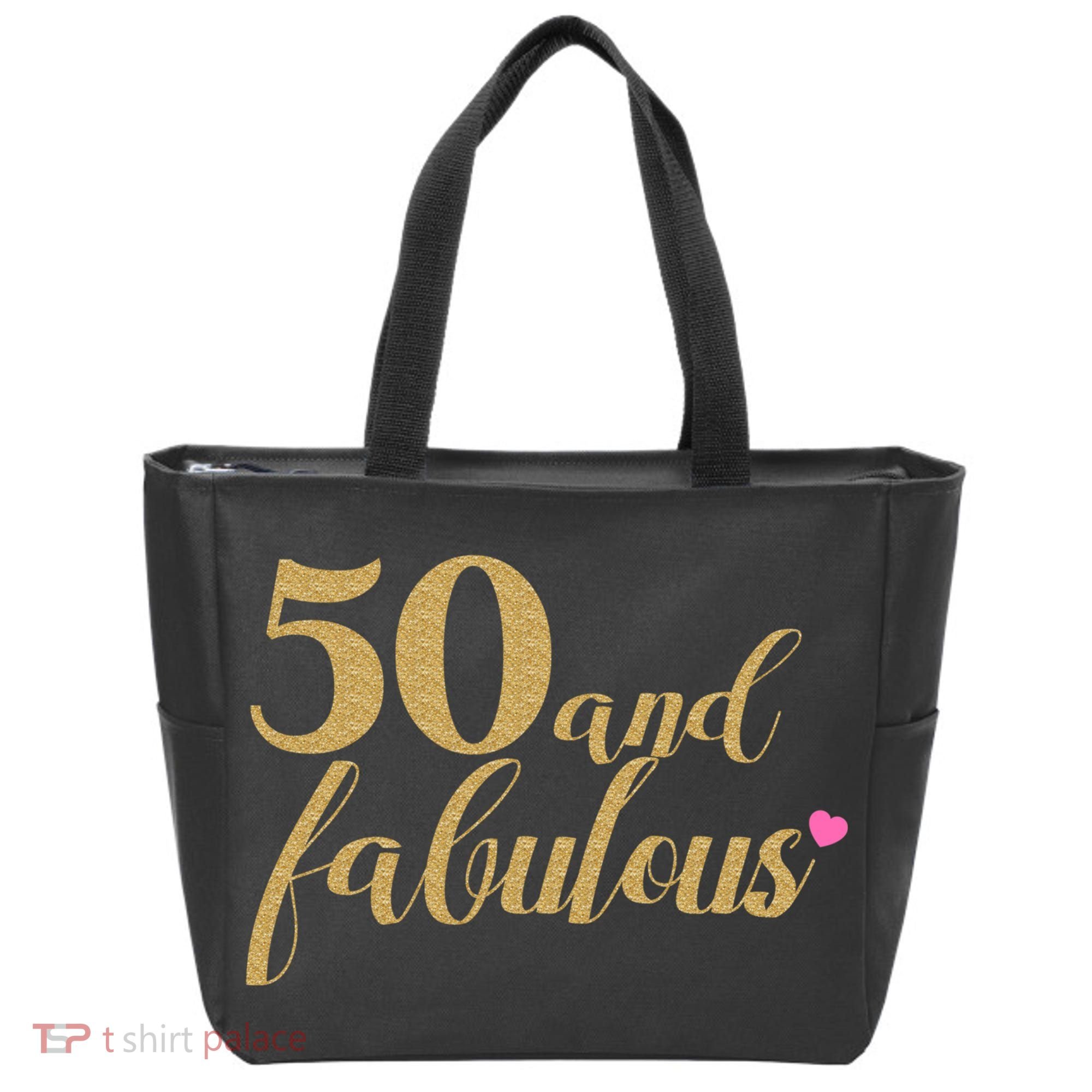 50 and Fabulous Long Sleeve Shirt - 50th Birthday, WoM.e.n.s Tote Bag