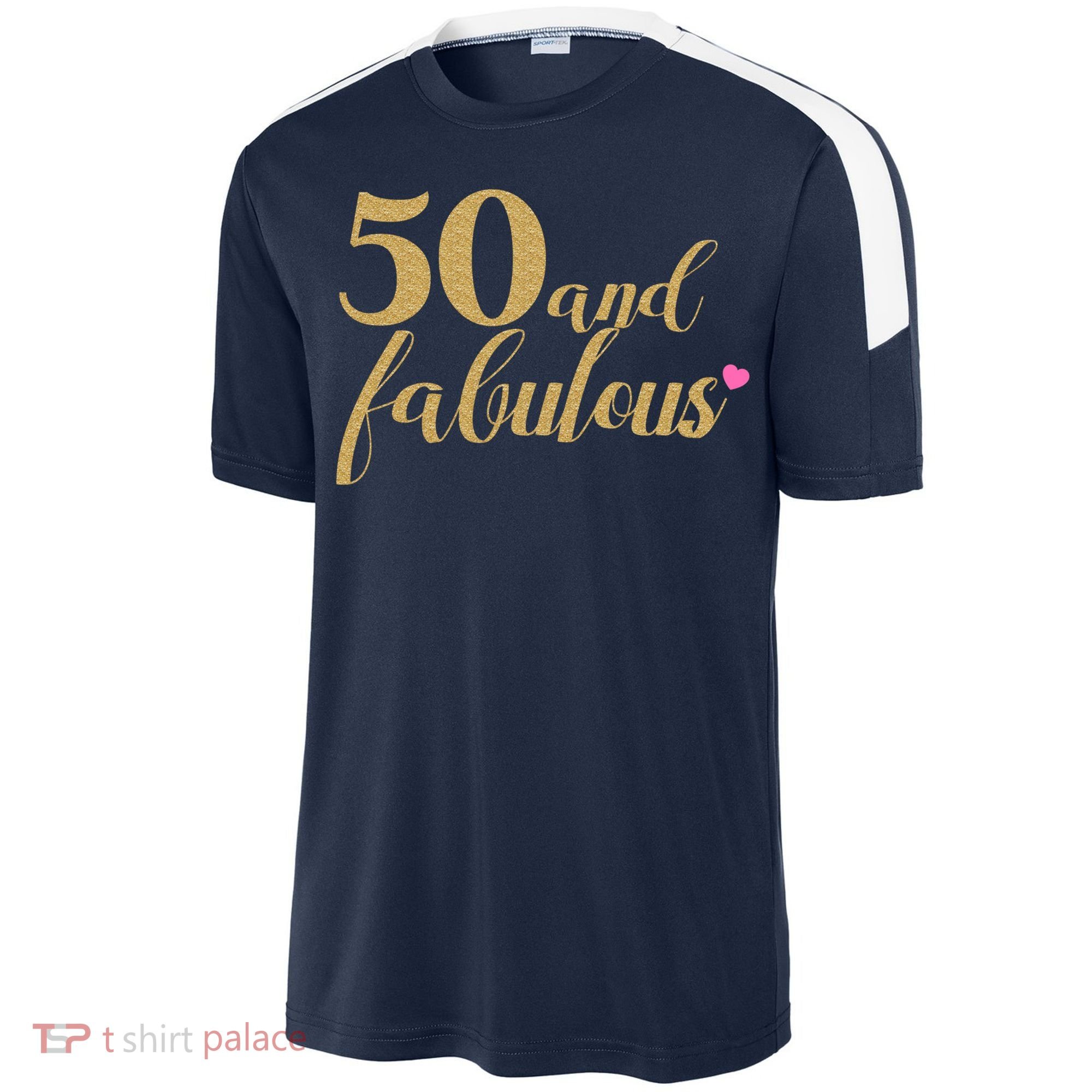 50 and Fabulous Long Sleeve Shirt - 50th Birthday, WoM.e.n.s Sport-Tek Competitor United Soccer Jersey