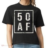 50 AF Funny 50th Birthday Fiftieth Birthday Comfort Colors Boxy T-Shirt thumb 0