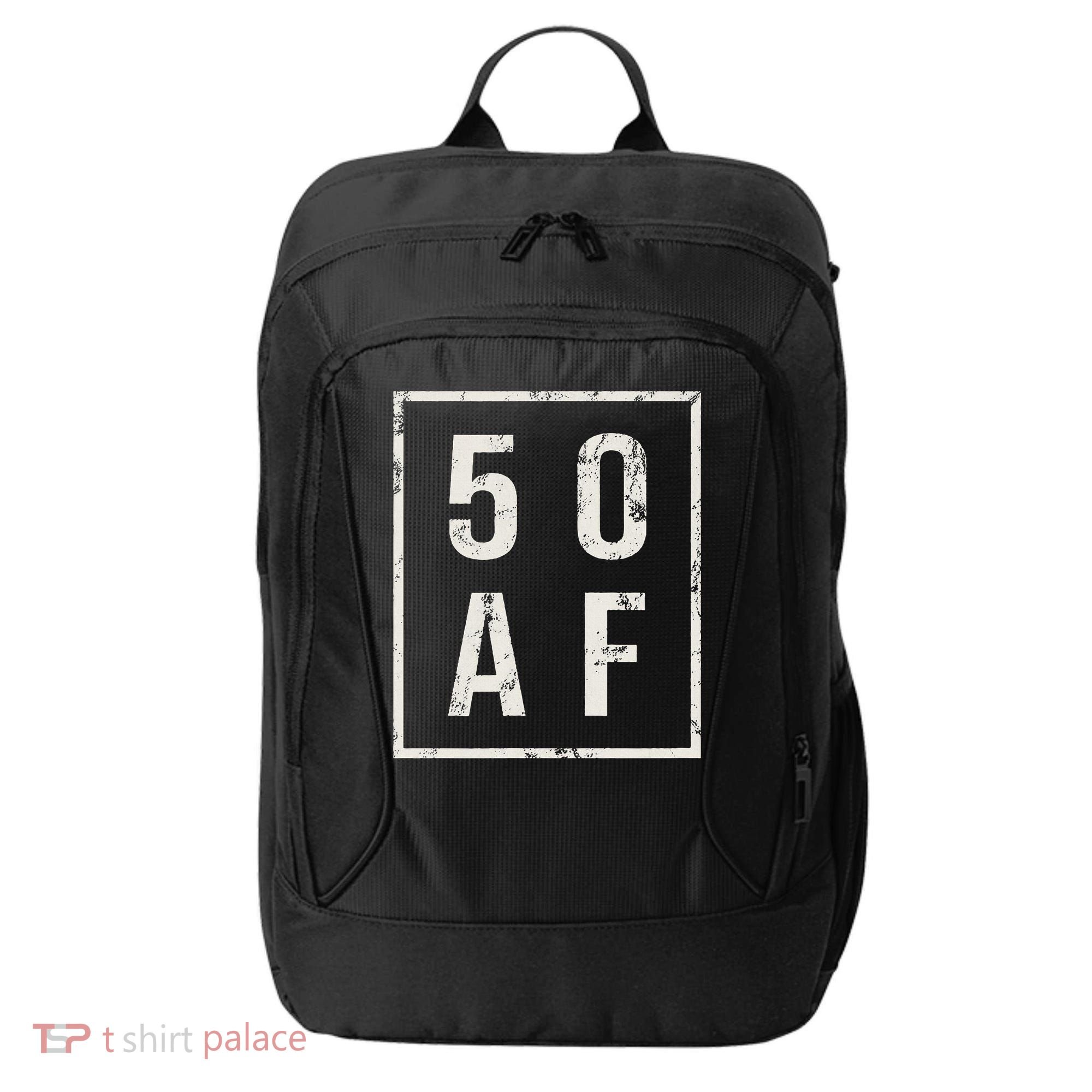 50 AF Funny 50th Birthday Fiftieth Birthday City Backpack
