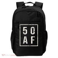50 AF Funny 50th Birthday Fiftieth Birthday Backpack thumb 0